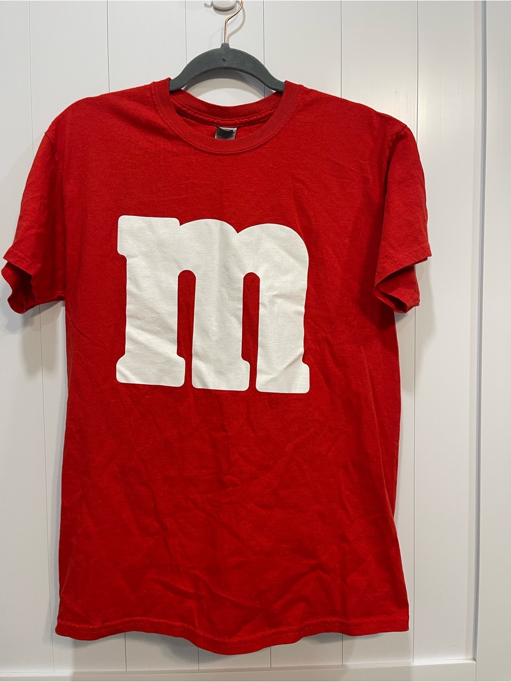 M&M Red Short Sleeve Tee Halloween costume medium gender neutral